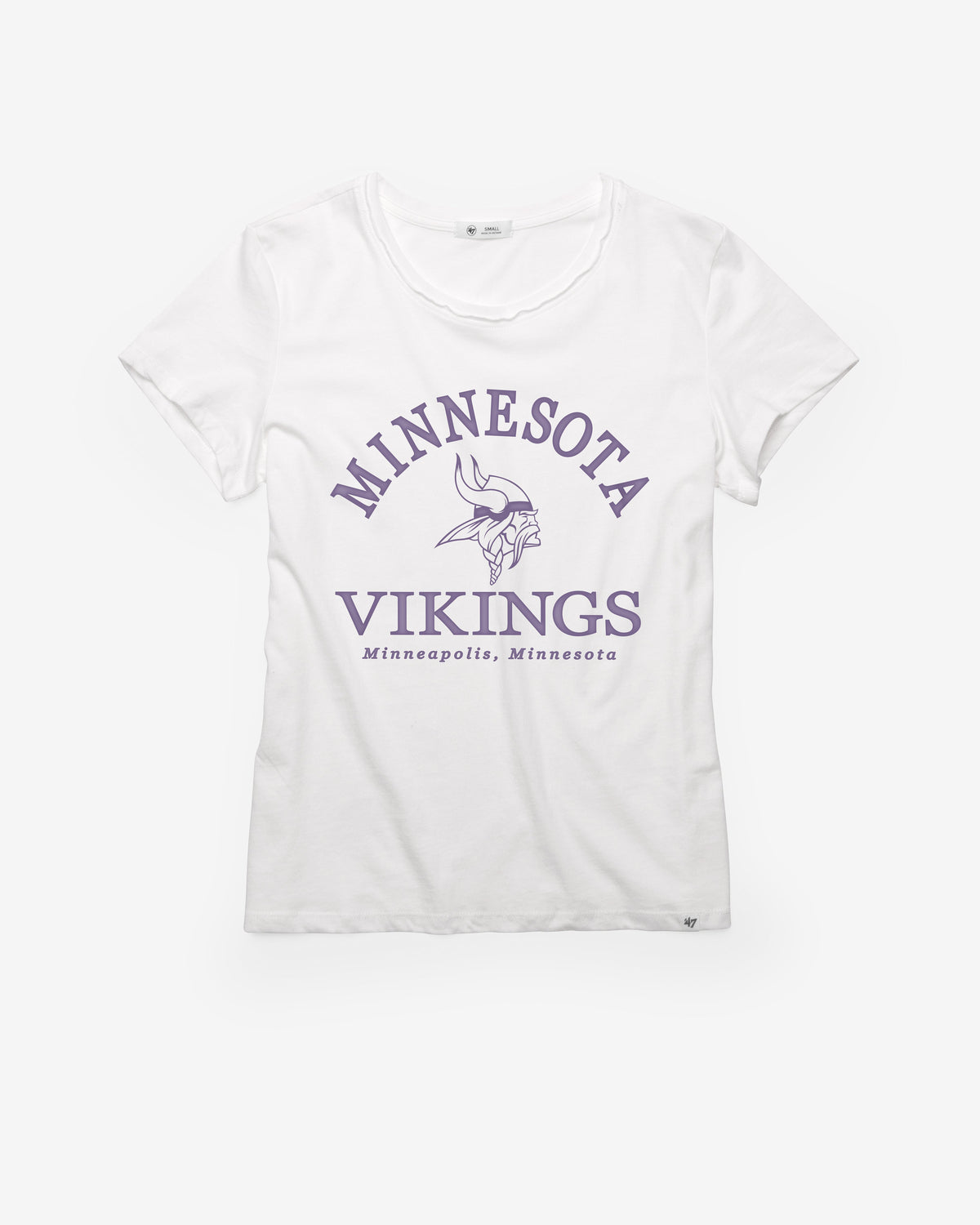 MINNESOTA VIKINGS FRESH START '47 FRANKIE TEE WOMENS WHITE WASH