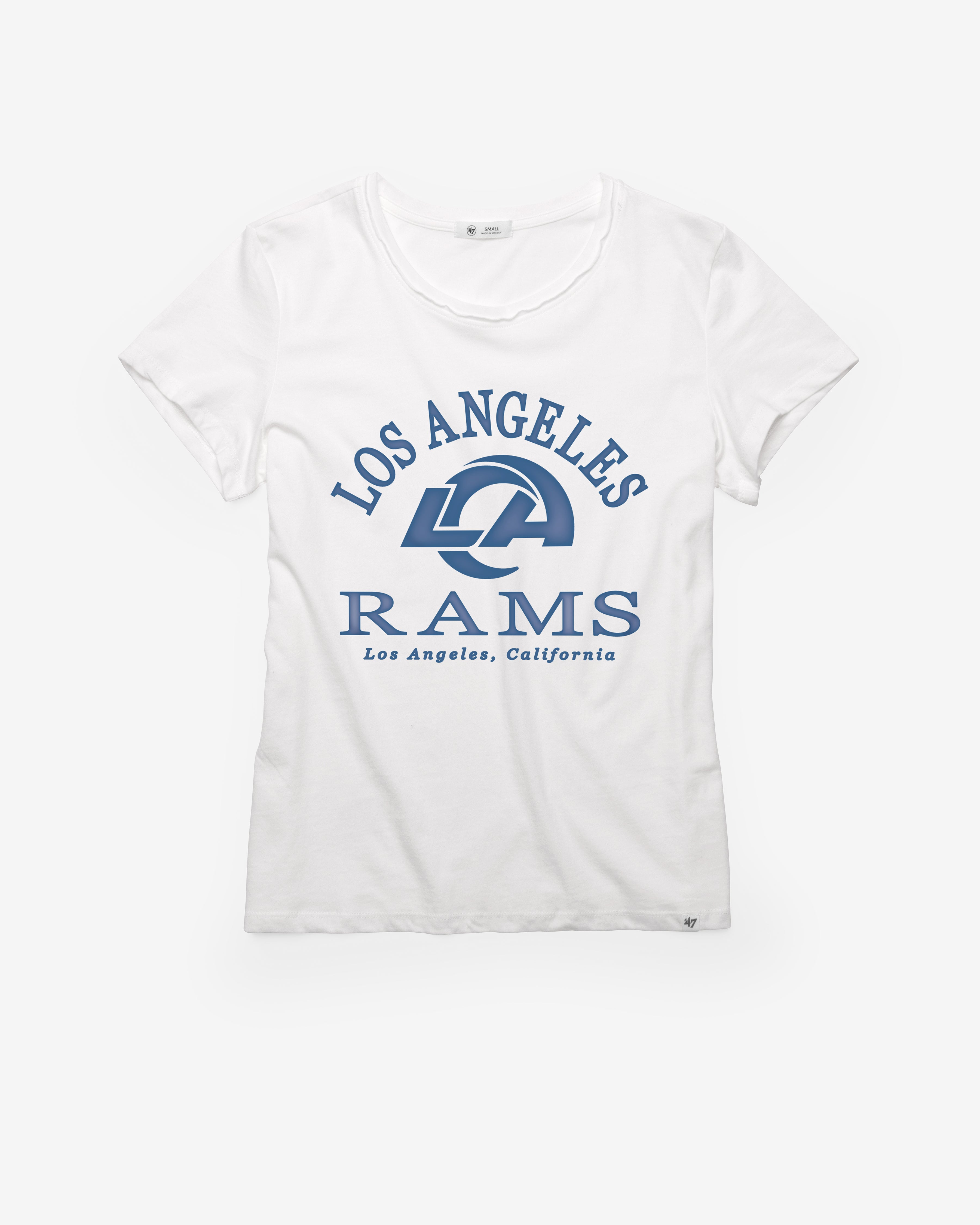 LOS ANGELES RAMS FRESH START '47 FRANKIE TEE WOMENS WHITE WASH