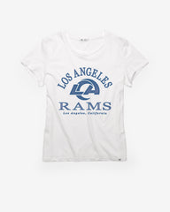 LOS ANGELES RAMS FRESH START '47 FRANKIE TEE WOMENS WHITE WASH