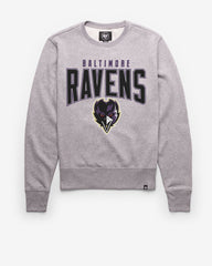 BALTIMORE RAVENS TEAM ELEMENTS ARCH '47 HEADLINE CREW SLATE GREY