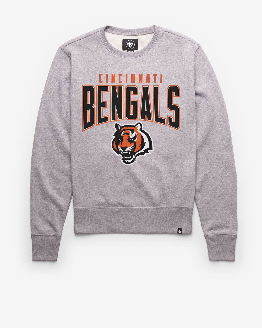 CINCINNATI BENGALS TEAM ELEMENTS ARCH '47 HEADLINE CREW SLATE GREY