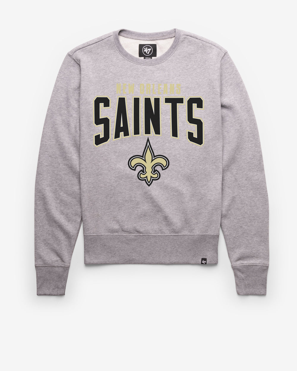 NEW ORLEANS SAINTS TEAM ELEMENTS ARCH '47 HEADLINE CREW SLATE GREY