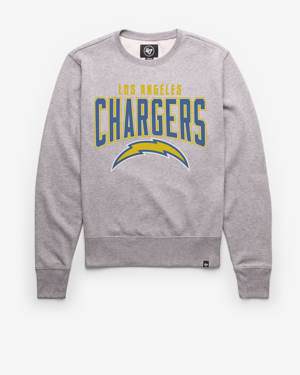 LOS ANGELES CHARGERS TEAM ELEMENTS ARCH '47 HEADLINE CREW SLATE GREY