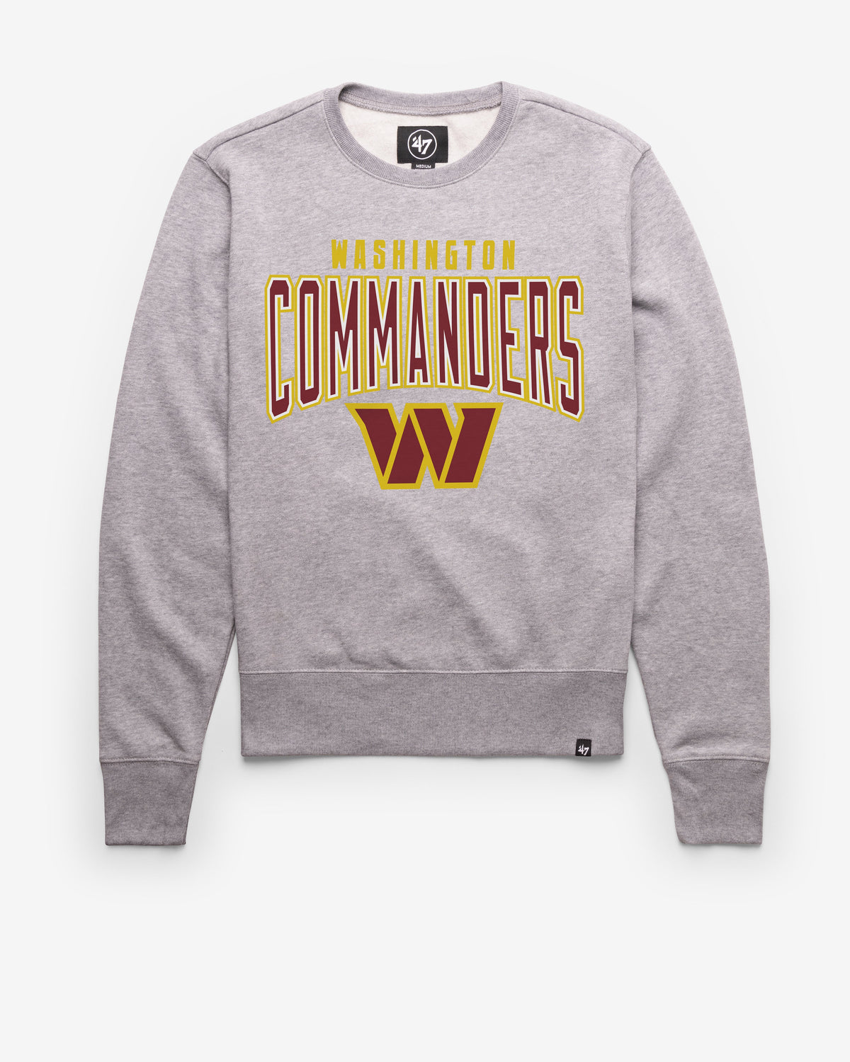 WASHINGTON COMMANDERS TEAM ELEMENTS ARCH '47 HEADLINE CREW SLATE GREY