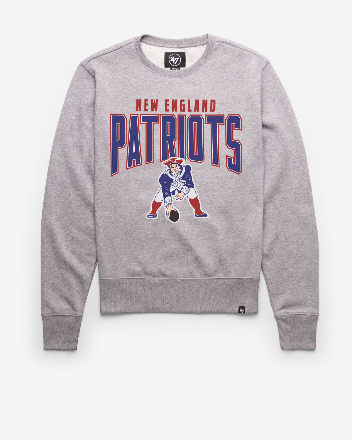NEW ENGLAND PATRIOTS HISTORIC TEAM ELEMENTS ARCH '47 HEADLINE CREW SLATE GREY