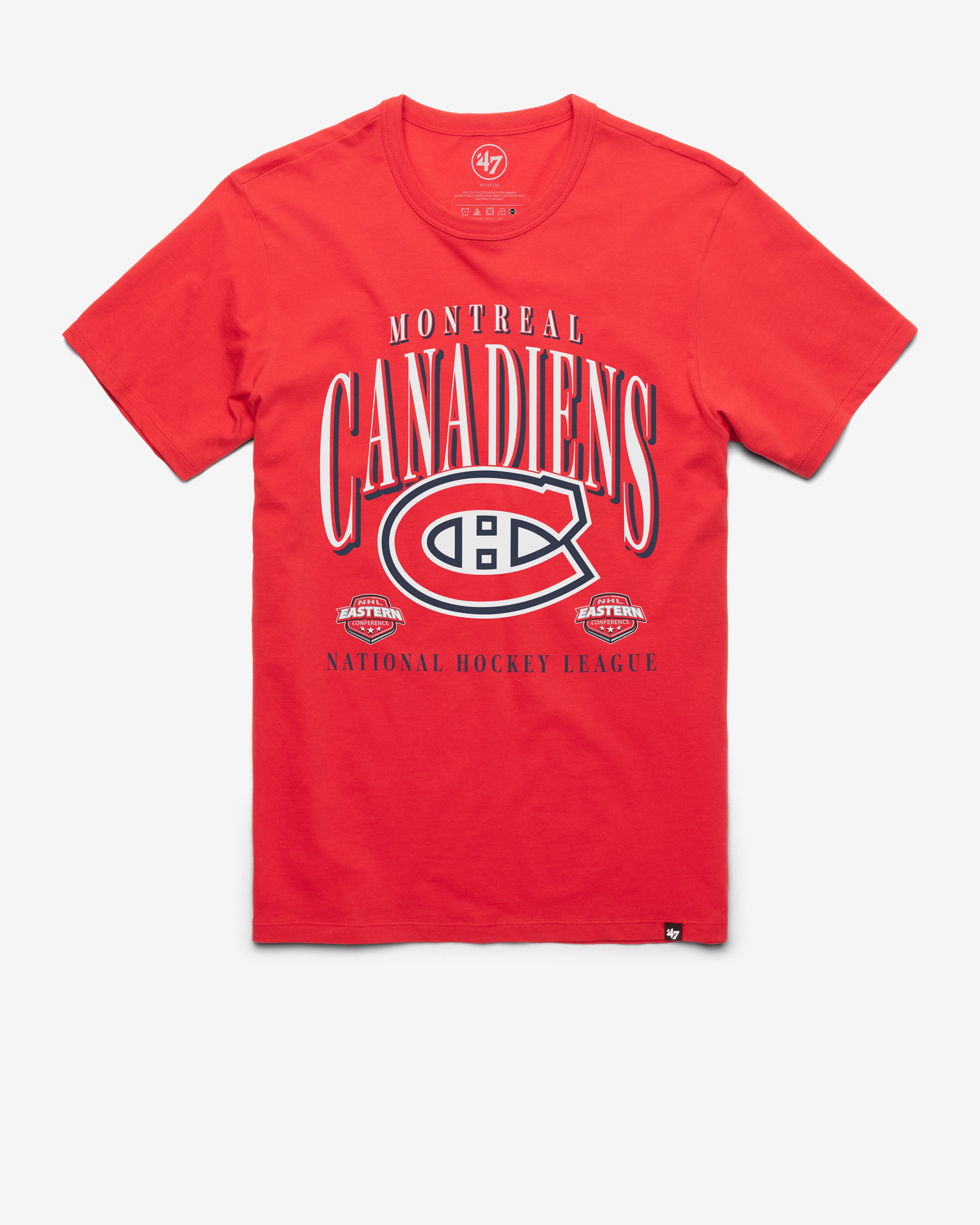 MONTREAL CANADIENS CREASE '47 FRANKLIN TEE RACER RED