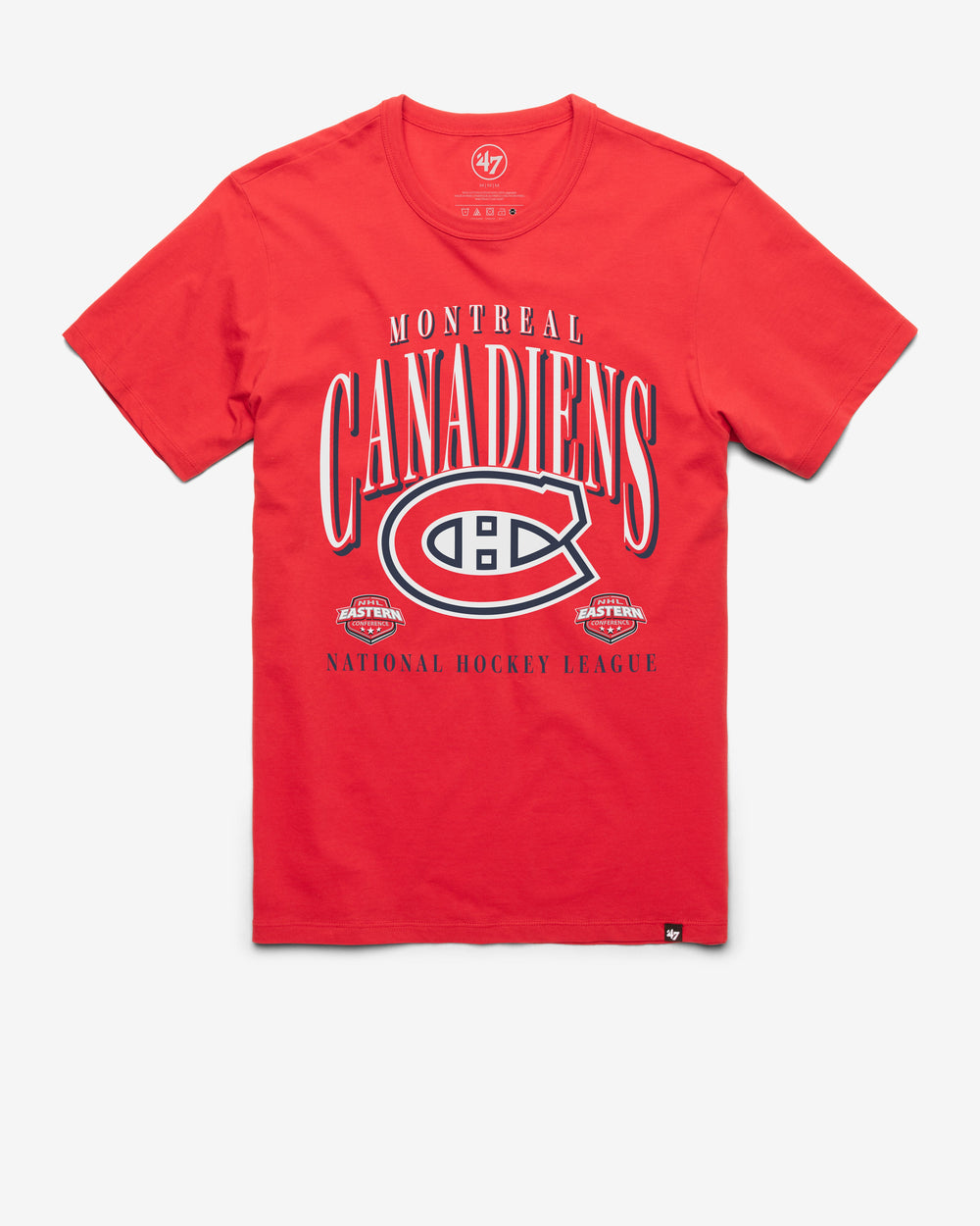 MONTREAL CANADIENS CREASE '47 FRANKLIN TEE RACER RED