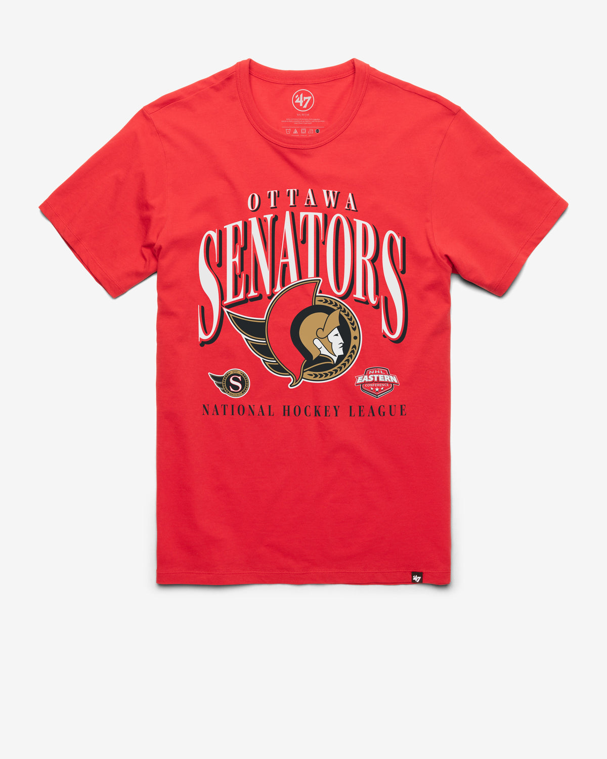 OTTAWA SENATORS CREASE '47 FRANKLIN TEE RACER RED