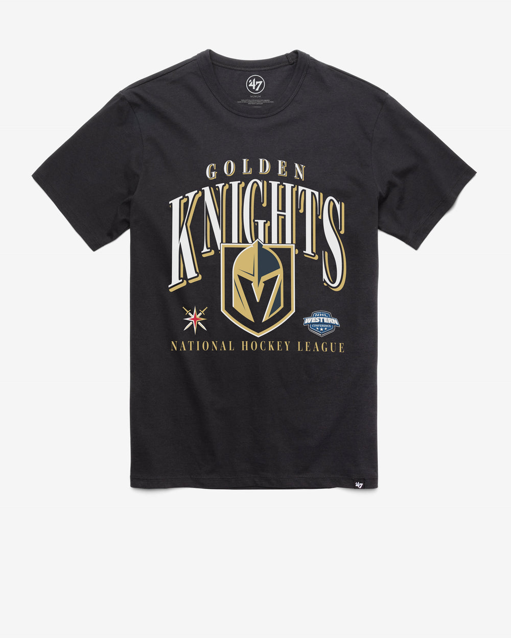VEGAS GOLDEN KNIGHTS CREASE '47 FRANKLIN TEE FLINT BLACK