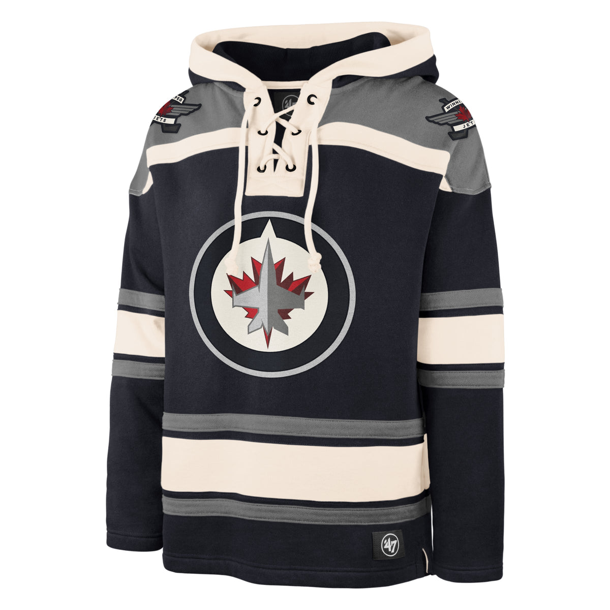 WINNIPEG JETS SUPERIOR '47 LACER HOOD FALL NAVY