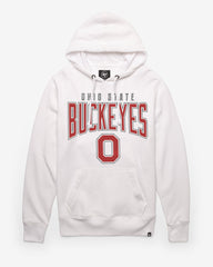 OHIO STATE BUCKEYES TEAM ELEMENTS ARCH '47 HEADLINE HOOD WHITE WASH
