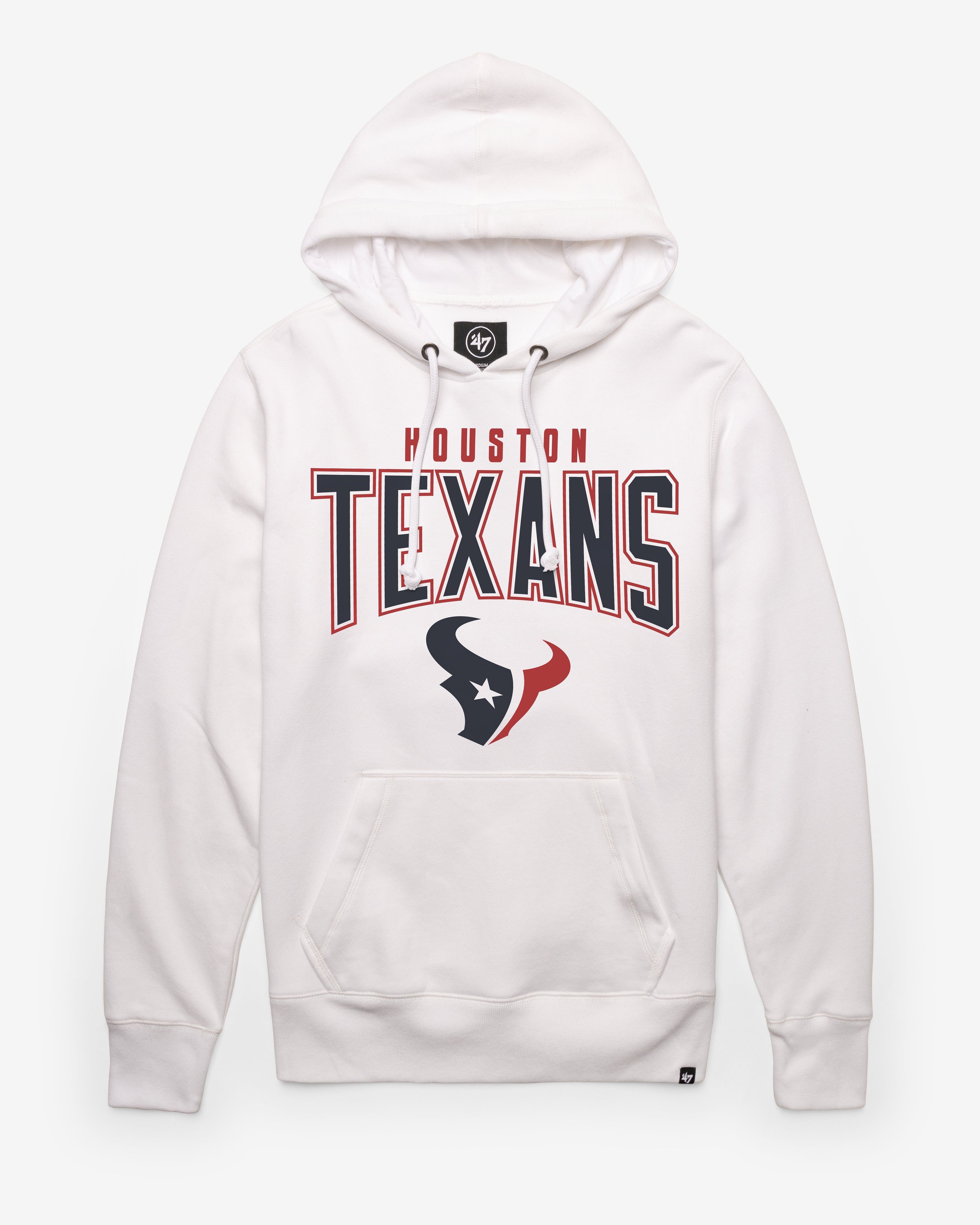 HOUSTON TEXANS TEAM ELEMENTS ARCH '47 HEADLINE HOOD WHITE WASH