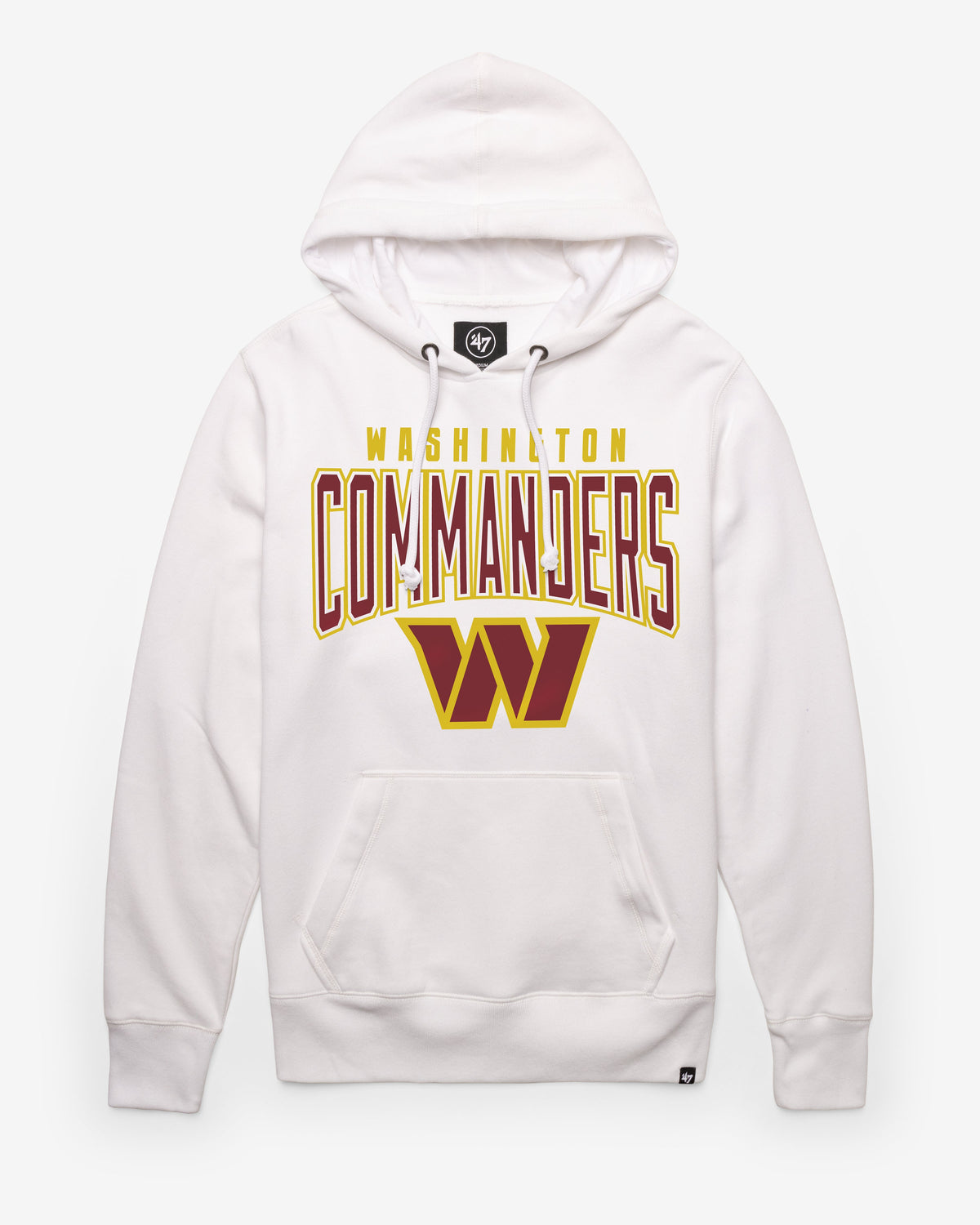 WASHINGTON COMMANDERS TEAM ELEMENTS ARCH '47 HEADLINE HOOD WHITE WASH