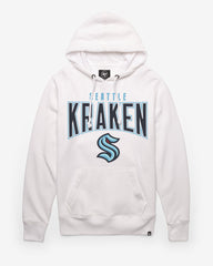 SEATTLE KRAKEN TEAM ELEMENTS ARCH '47 HEADLINE HOOD WHITE WASH
