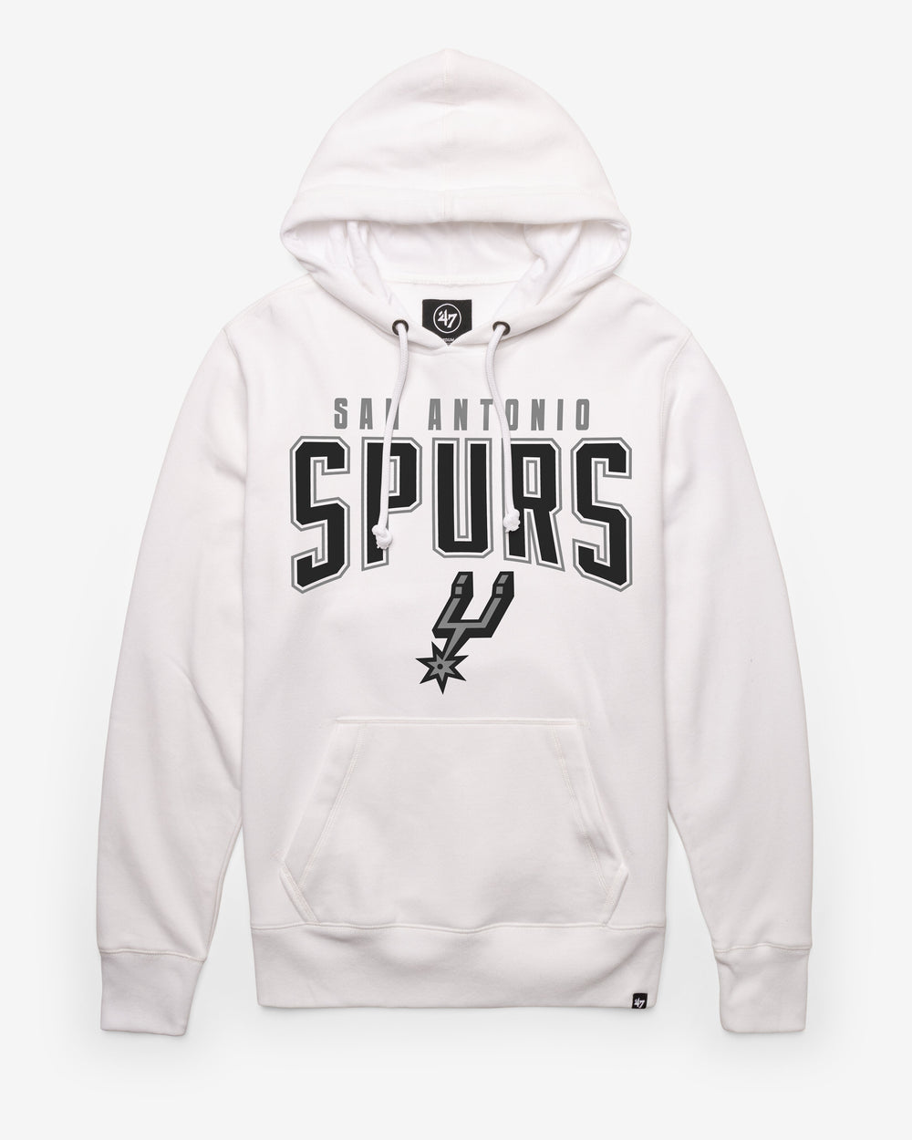 SAN ANTONIO SPURS TEAM ELEMENTS ARCH '47 HEADLINE HOOD WHITE WASH