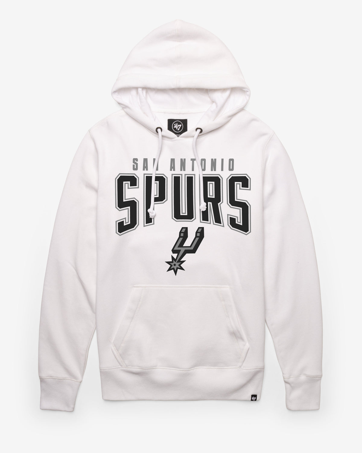 SAN ANTONIO SPURS TEAM ELEMENTS ARCH '47 HEADLINE HOOD WHITE WASH