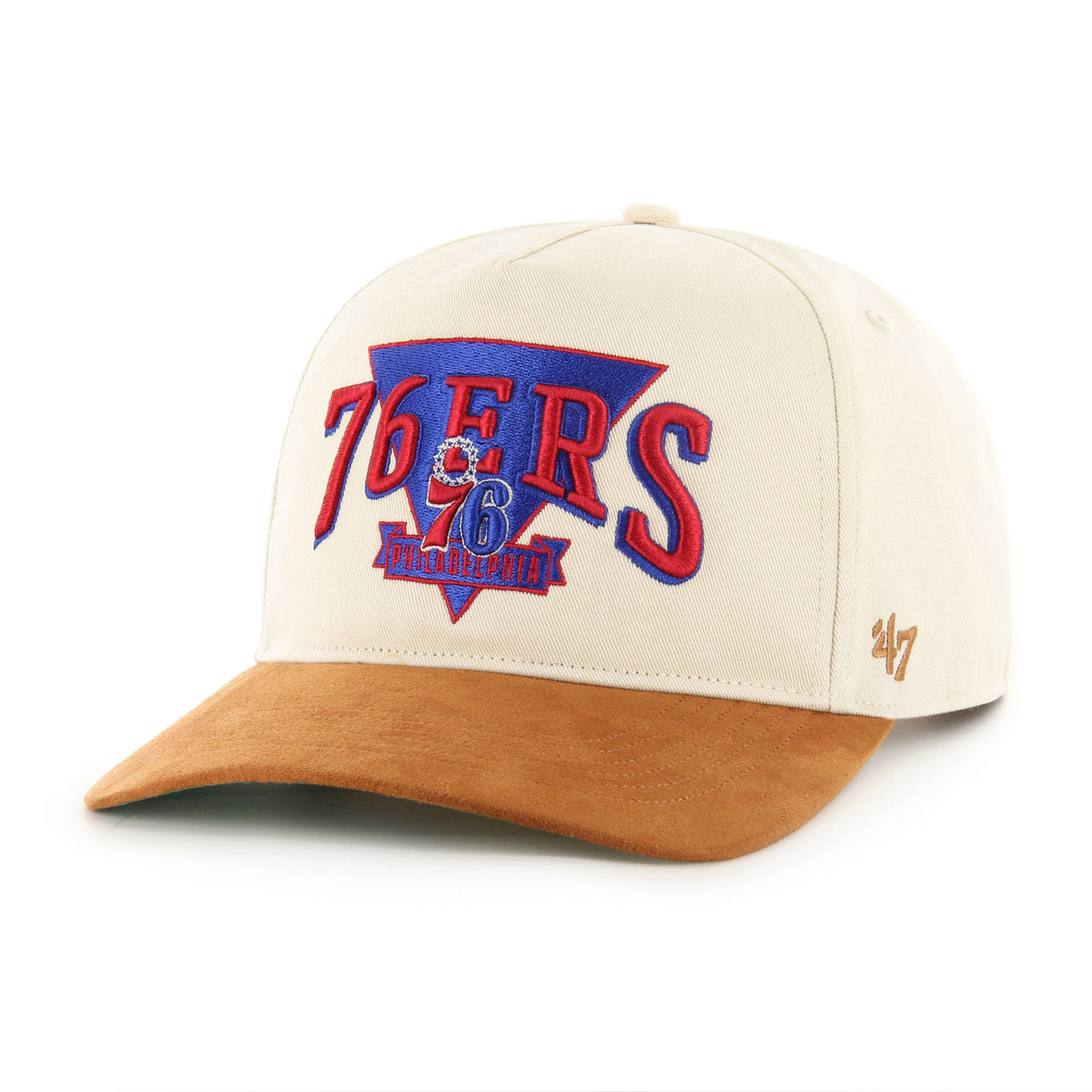 PHILADELPHIA 76ERS THE TRIANGLE '47 HITCH NATURAL