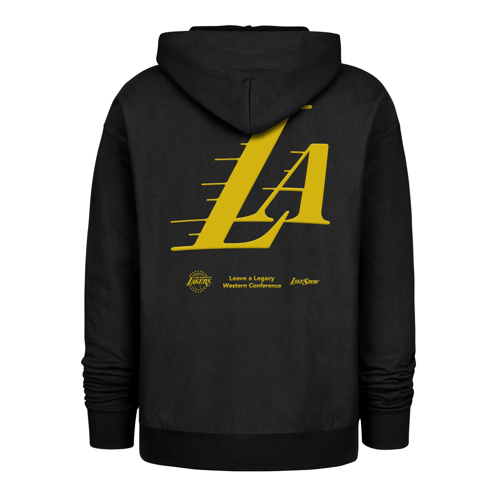 LOS ANGELES LAKERS CITY EDITION DOUBLE CROSSOVER '47 FOUNDATION HOOD BLACK