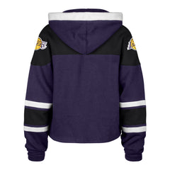 LOS ANGELES LAKERS CITY EDITION CROPPED SUPERIOR '47 LACER HOOD WOMENS PURPLE