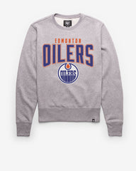 EDMONTON OILERS TEAM ELEMENTS ARCH '47 HEADLINE CREW SLATE GREY
