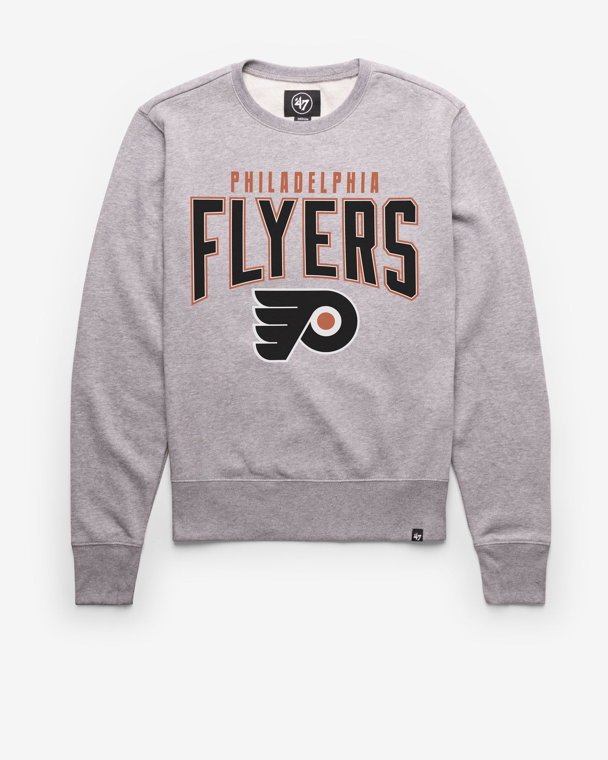 PHILADELPHIA FLYERS TEAM ELEMENTS ARCH '47 HEADLINE CREW SLATE GREY