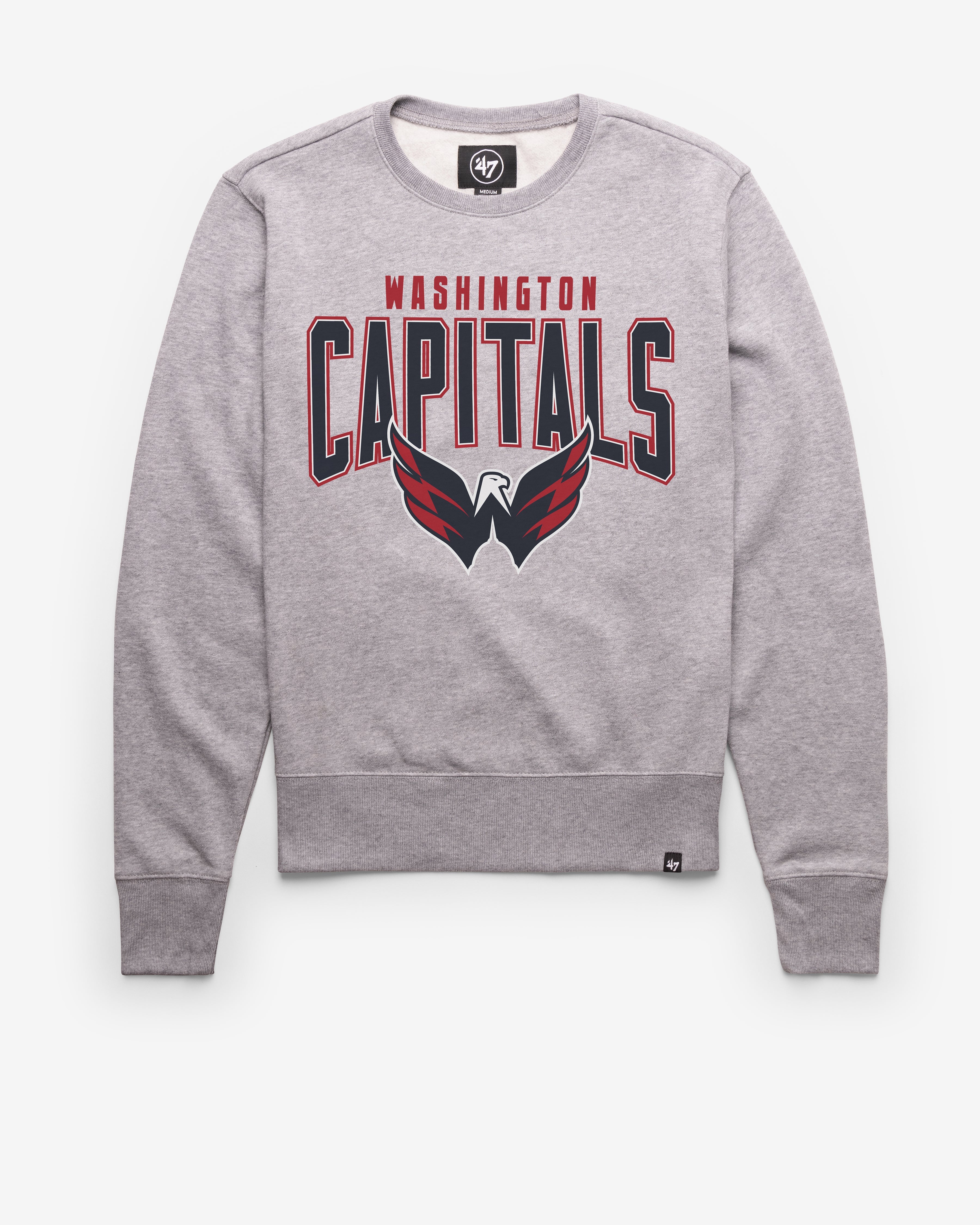 WASHINGTON CAPITALS TEAM ELEMENTS ARCH '47 HEADLINE CREW SLATE GREY