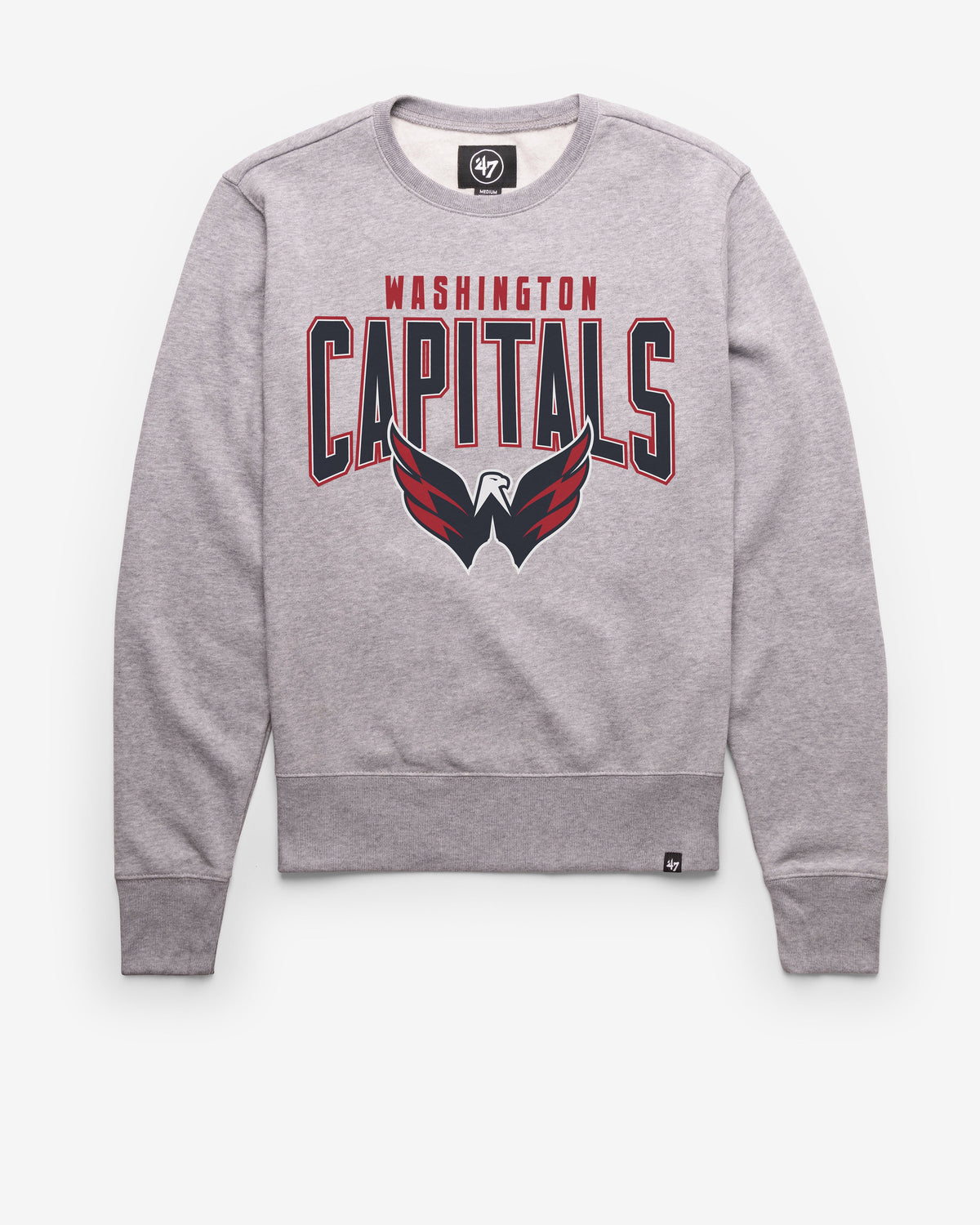 WASHINGTON CAPITALS TEAM ELEMENTS ARCH '47 HEADLINE CREW SLATE GREY