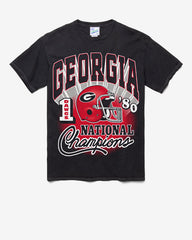 GEORGIA BULLDOGS H-BOWLS LOCKER VINTAGE '47 TUBULAR TEE DT BLACK