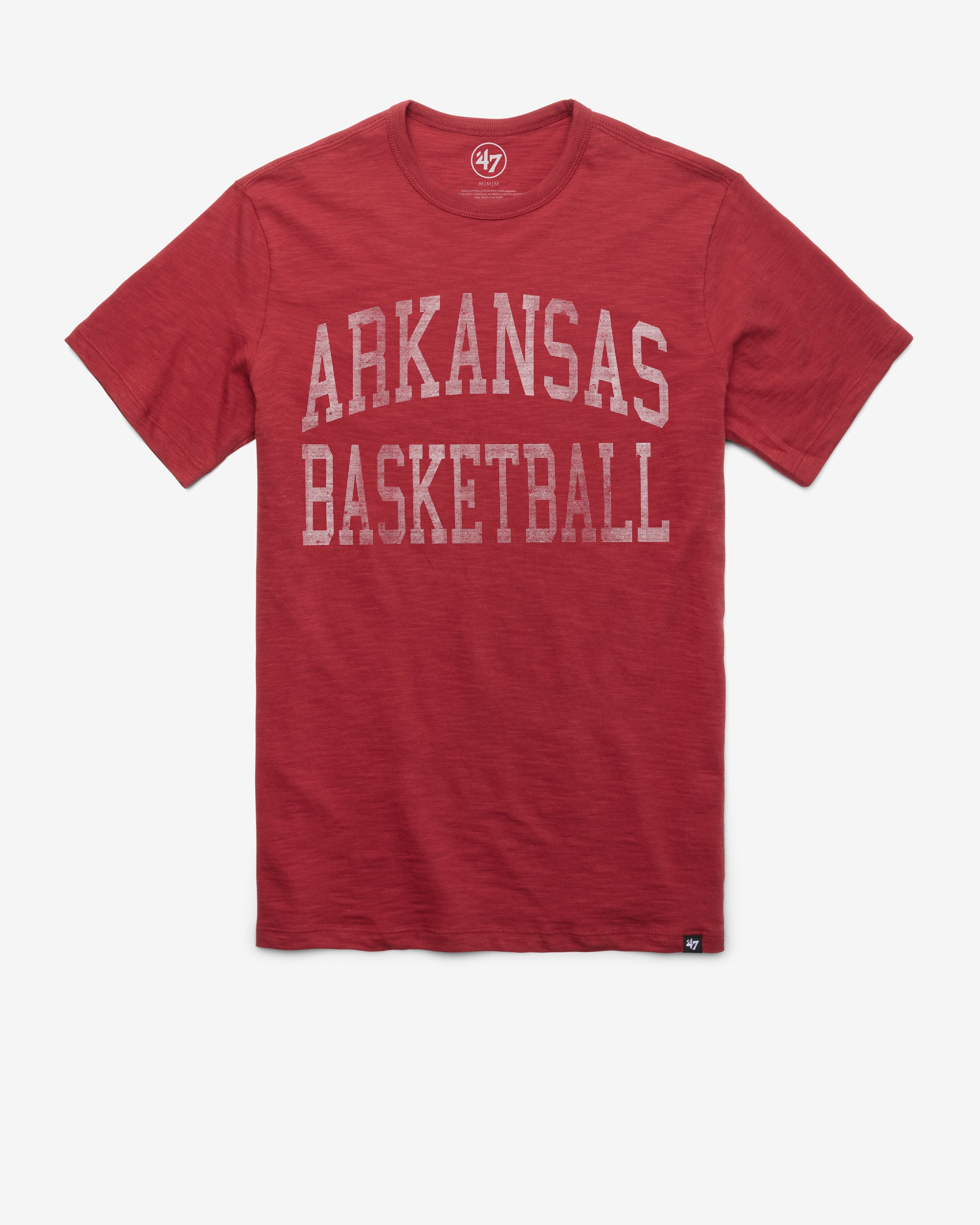 ARKANSAS RAZORBACKS CLASSIC BLOCK '47 SCRUM TEE CARDINAL