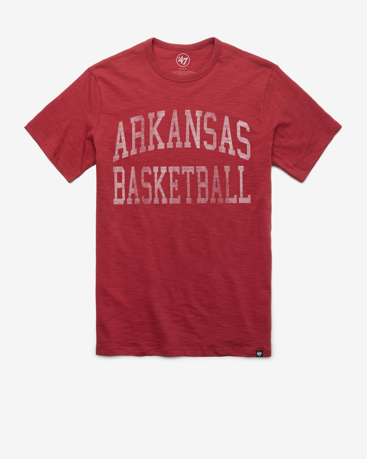 ARKANSAS RAZORBACKS CLASSIC BLOCK '47 SCRUM TEE CARDINAL