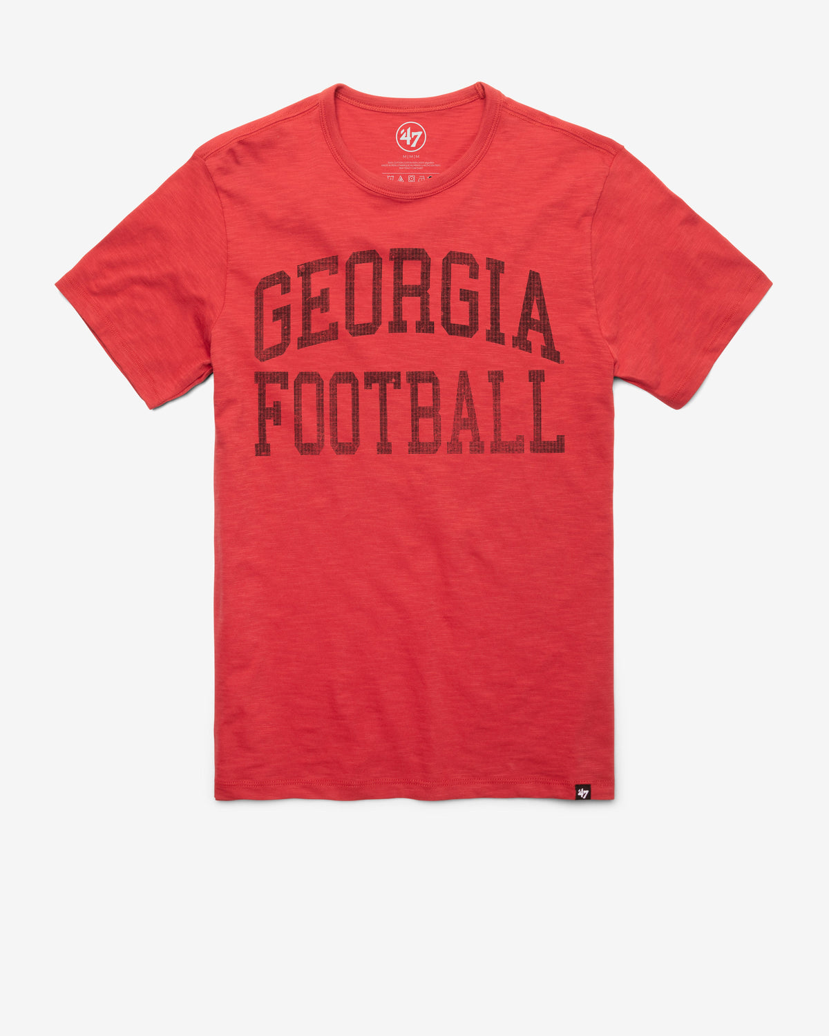 GEORGIA BULLDOGS CLASSIC BLOCK '47 SCRUM TEE RESCUE RED