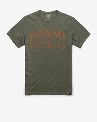 MIAMI HURRICANES CLASSIC BLOCK '47 SCRUM TEE BOTTLE GREEN