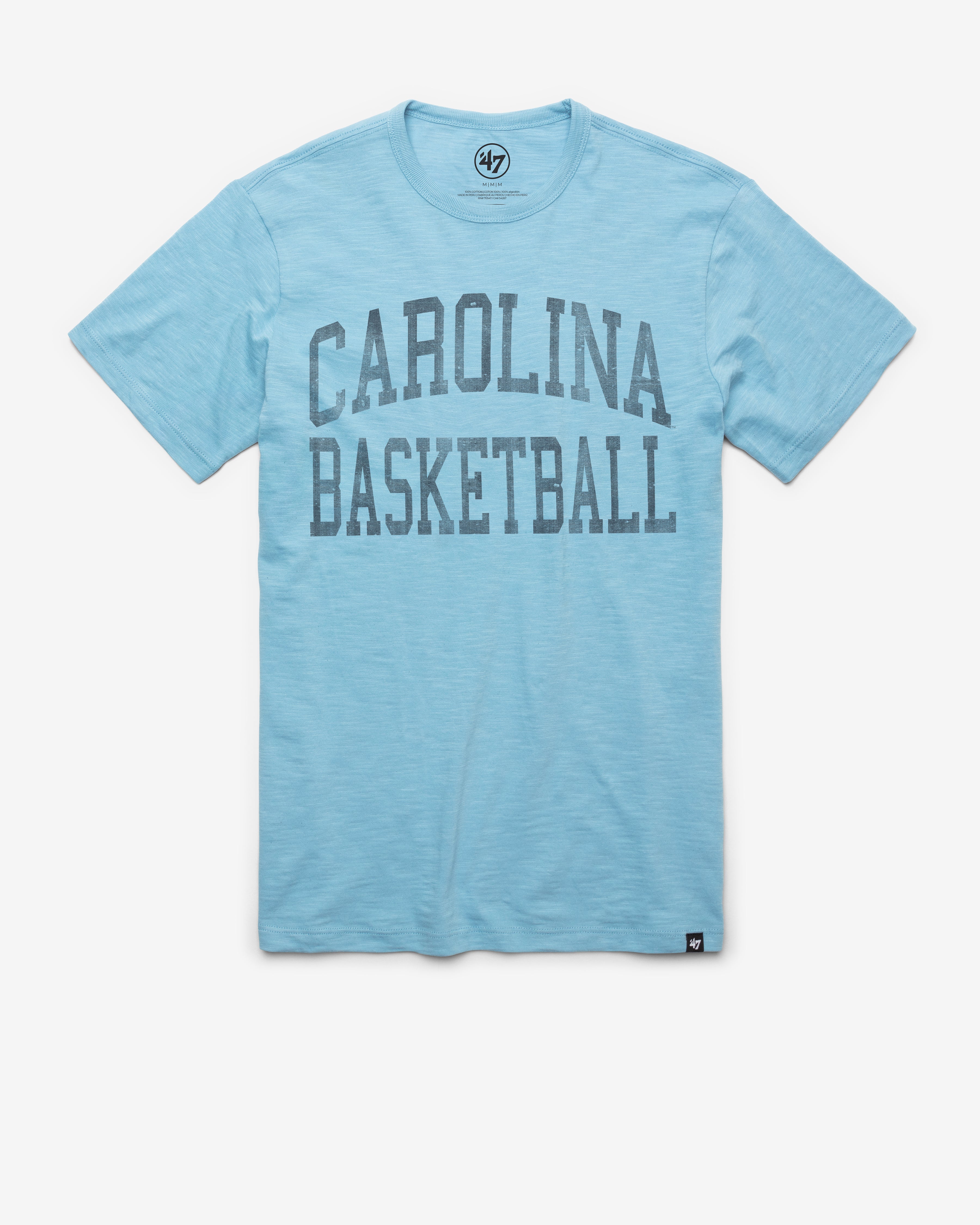 NORTH CAROLINA TAR HEELS UNC CLASSIC BLOCK '47 SCRUM TEE CAROLINA