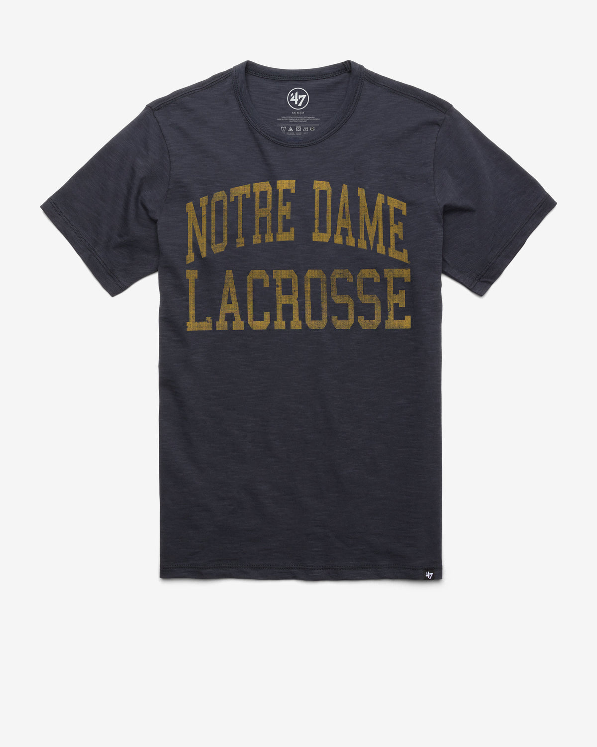 NOTRE DAME FIGHTIN IRISH CLASSIC BLOCK '47 SCRUM TEE FALL NAVY