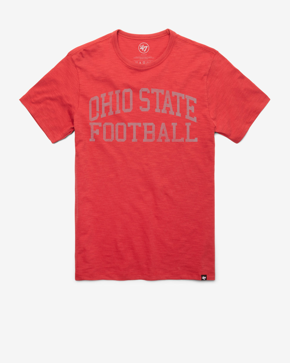 OHIO STATE BUCKEYES CLASSIC BLOCK '47 SCRUM TEE RESCUE RED