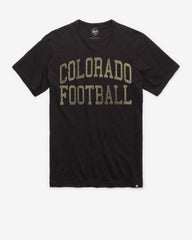 COLORADO BUFFALOES CLASSIC BLOCK '47 SCRUM TEE JET BLACK
