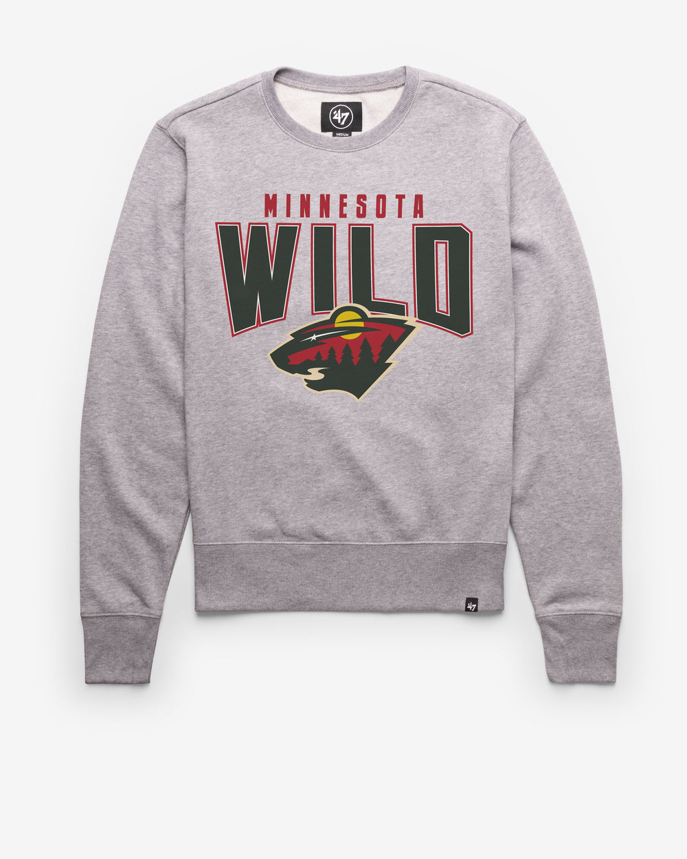 MINNESOTA WILD TEAM ELEMENTS ARCH '47 HEADLINE CREW SLATE GREY