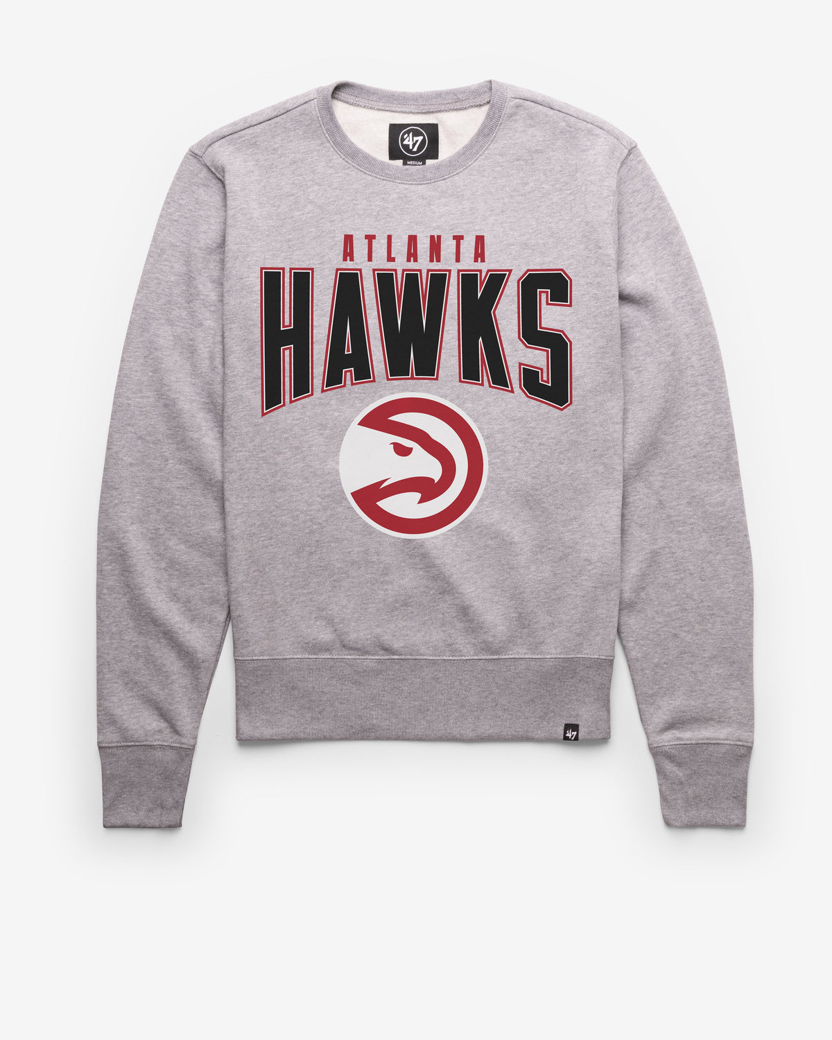 ATLANTA HAWKS TEAM ELEMENTS ARCH '47 HEADLINE CREW SLATE GREY