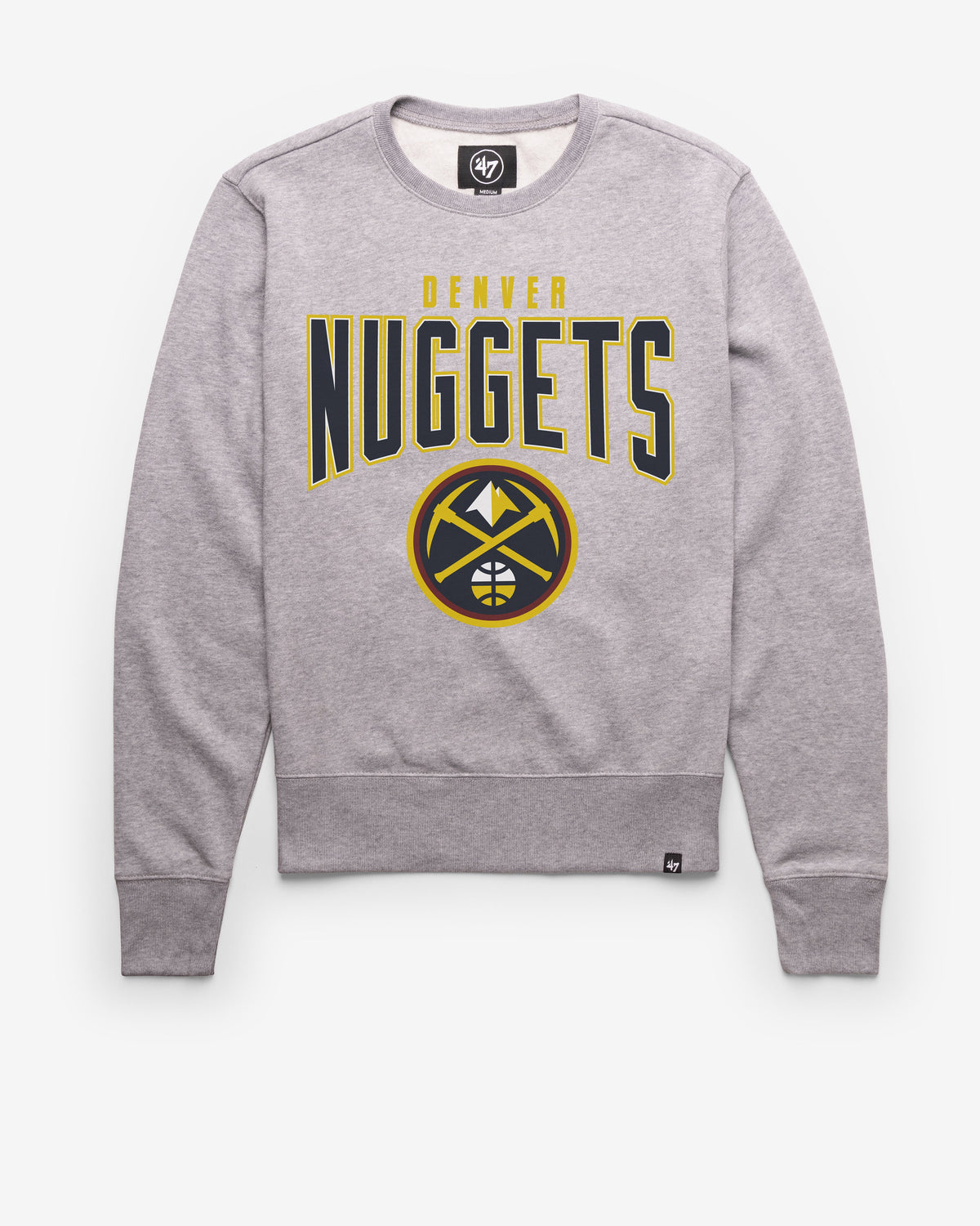 DENVER NUGGETS TEAM ELEMENTS ARCH '47 HEADLINE CREW SLATE GREY