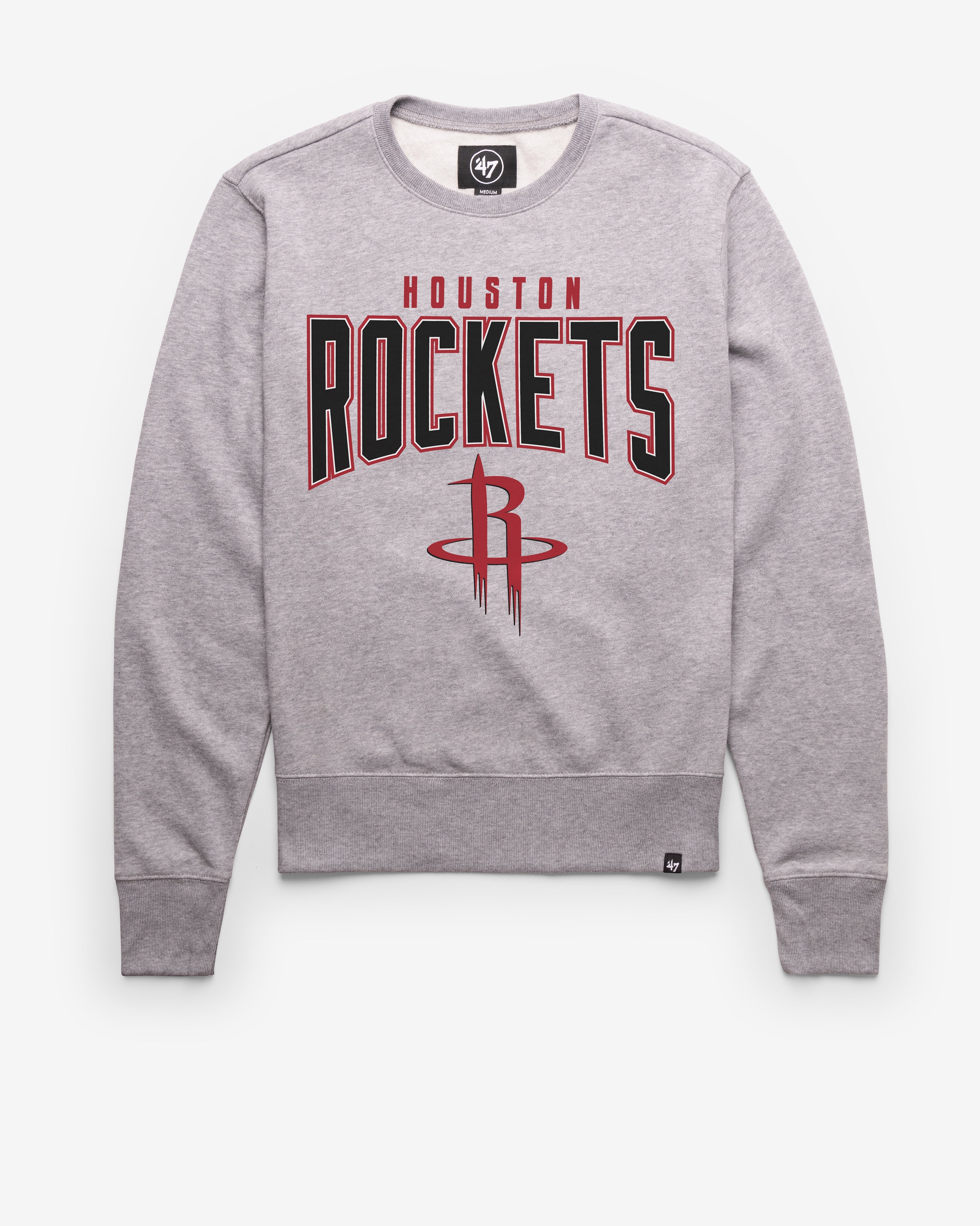 HOUSTON ROCKETS TEAM ELEMENTS ARCH '47 HEADLINE CREW SLATE GREY