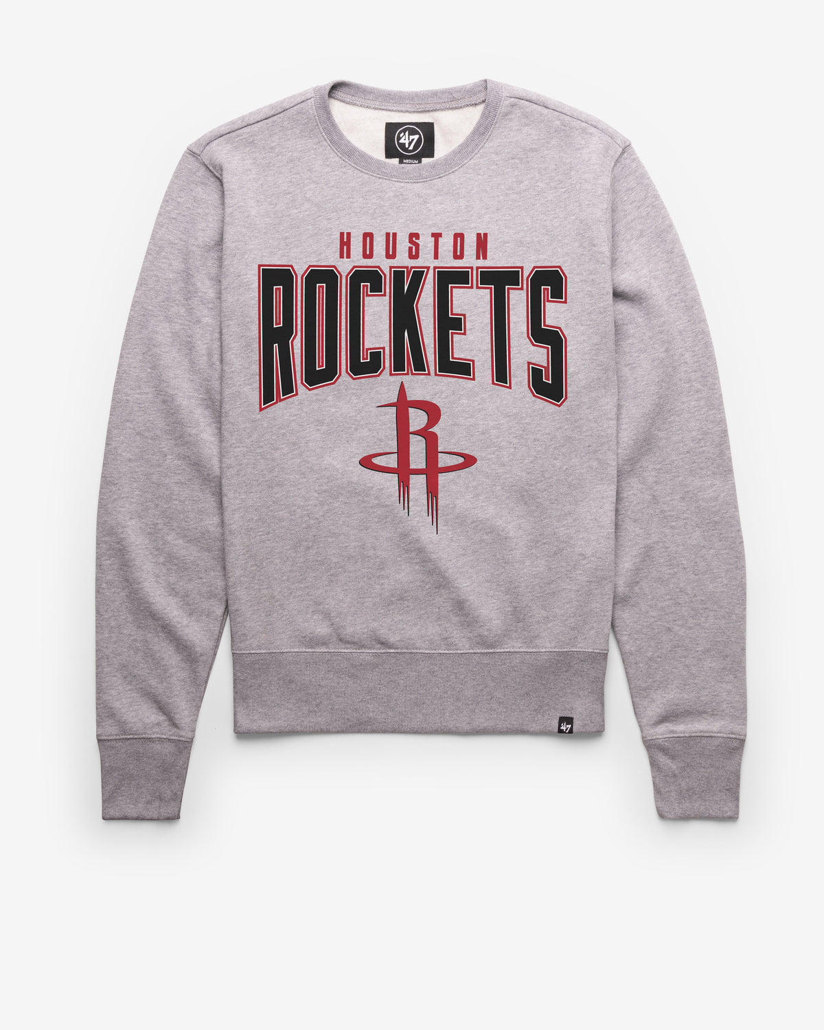 HOUSTON ROCKETS TEAM ELEMENTS ARCH '47 HEADLINE CREW SLATE GREY
