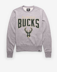 MILWAUKEE BUCKS TEAM ELEMENTS ARCH '47 HEADLINE CREW SLATE GREY