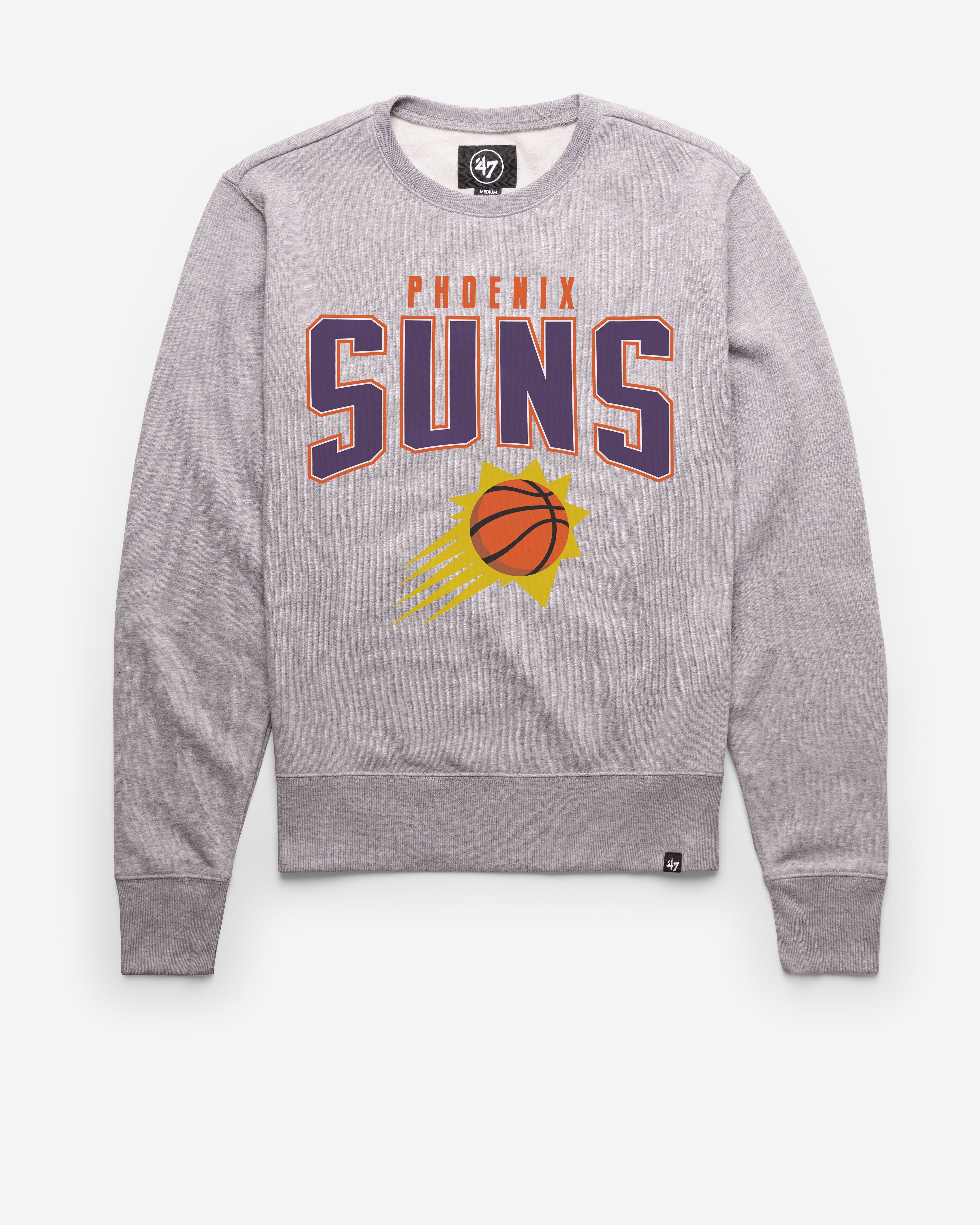 PHOENIX SUNS TEAM ELEMENTS ARCH '47 HEADLINE CREW SLATE GREY