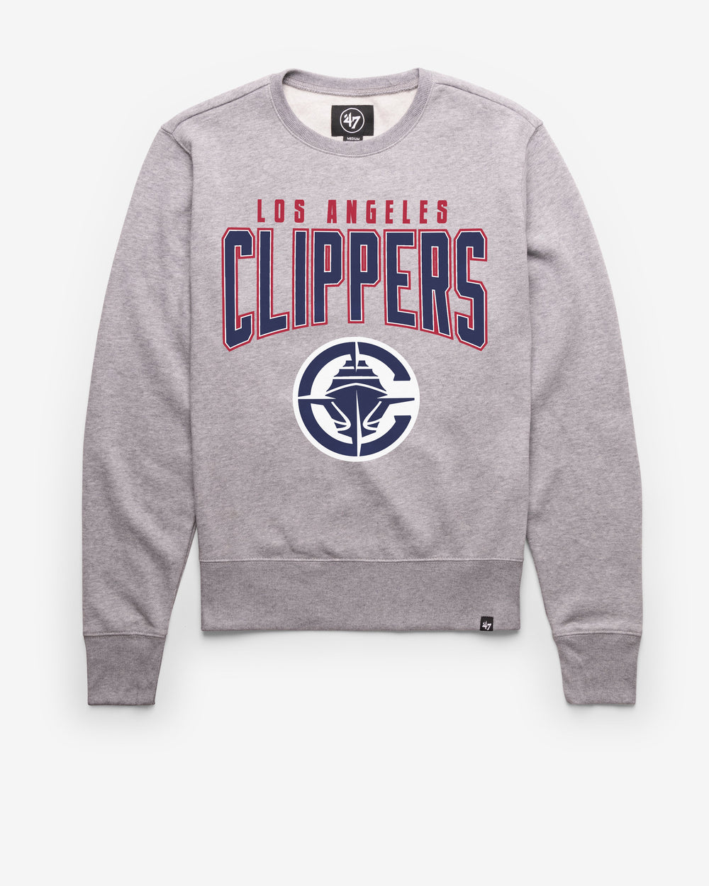LOS ANGELES CLIPPERS TEAM ELEMENTS ARCH '47 HEADLINE CREW SLATE GREY