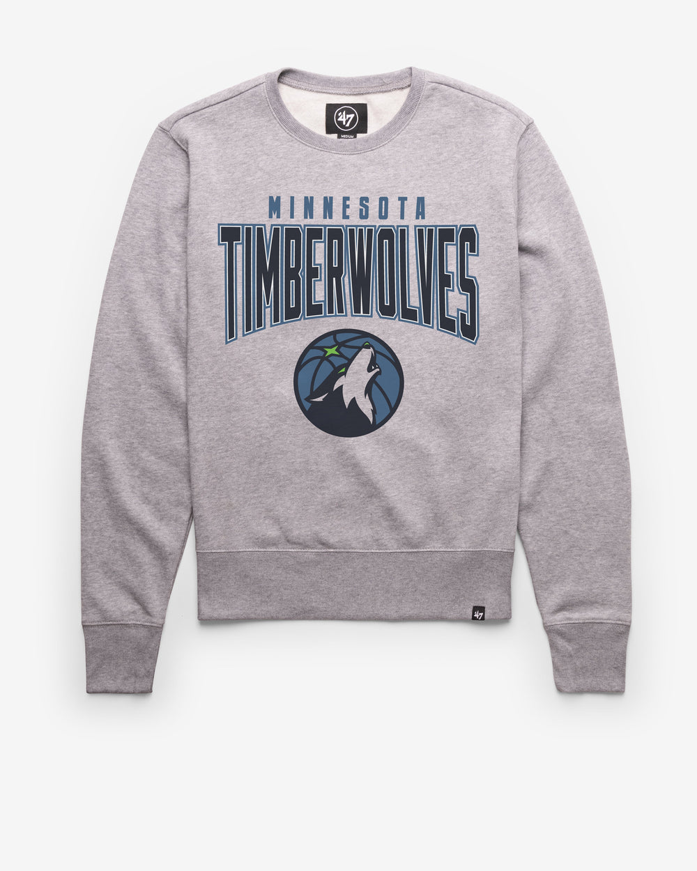 MINNESOTA TIMBERWOLVES TEAM ELEMENTS ARCH '47 HEADLINE CREW SLATE GREY