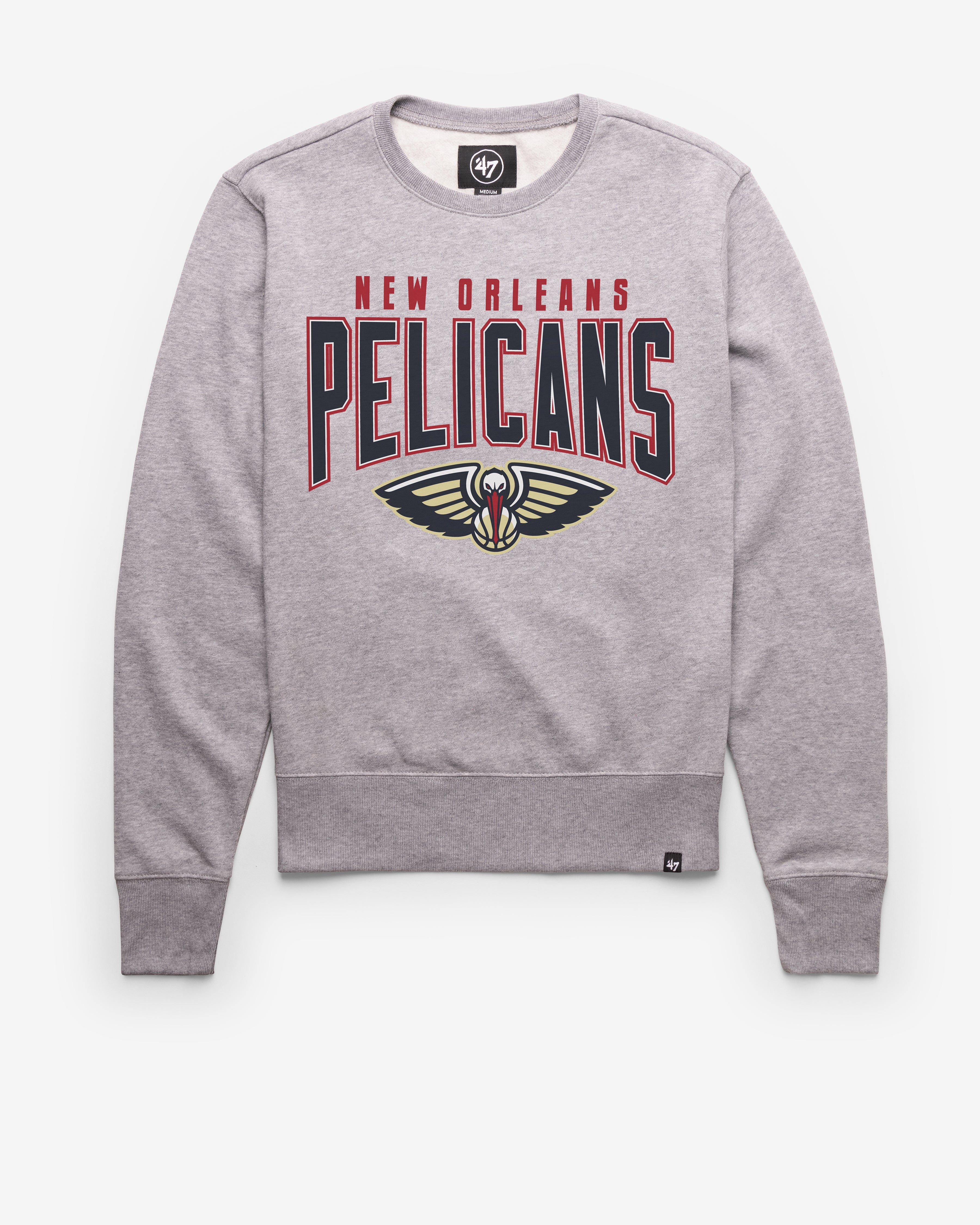 NEW ORLEANS PELICANS TEAM ELEMENTS ARCH '47 HEADLINE CREW SLATE GREY