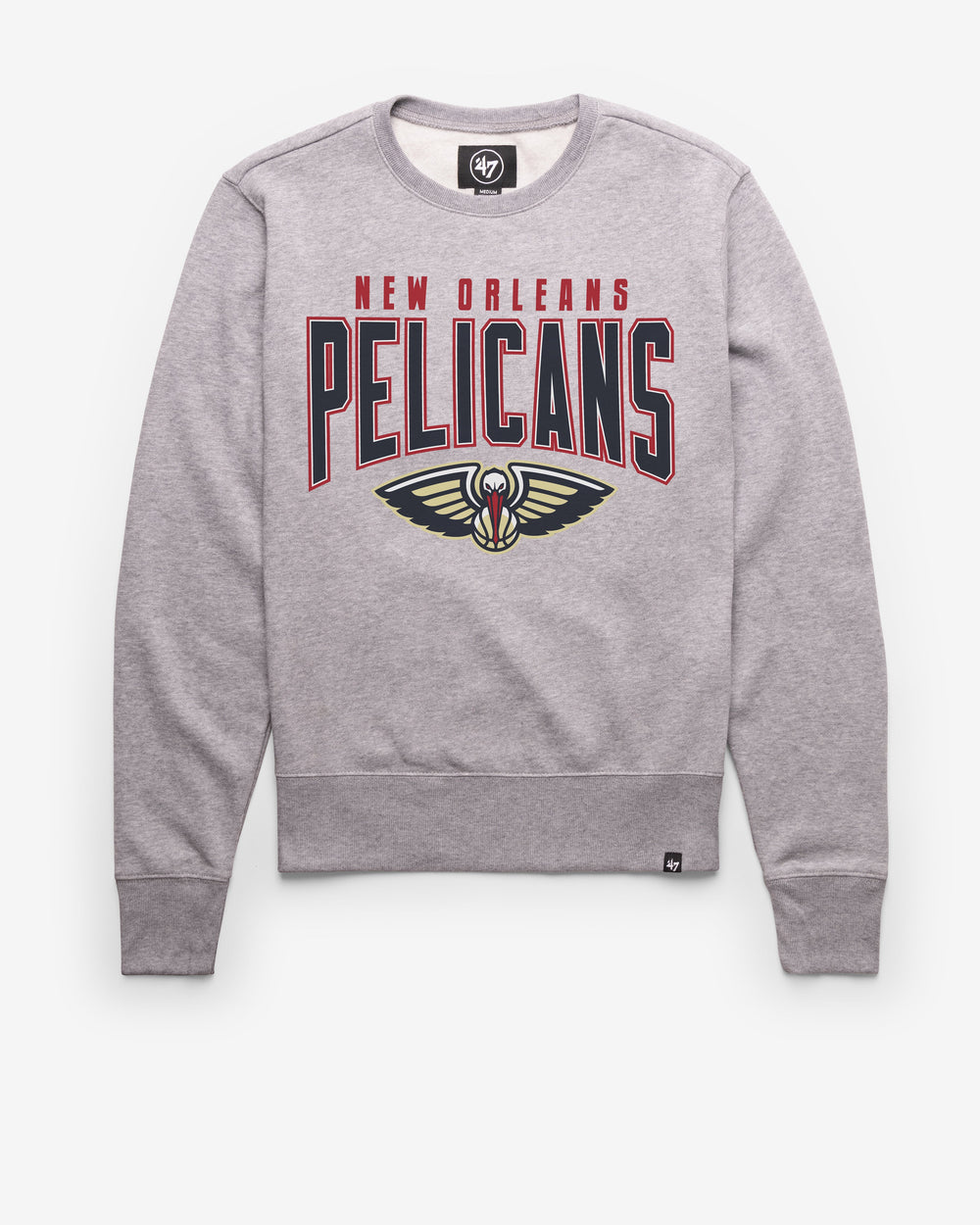 NEW ORLEANS PELICANS TEAM ELEMENTS ARCH '47 HEADLINE CREW SLATE GREY