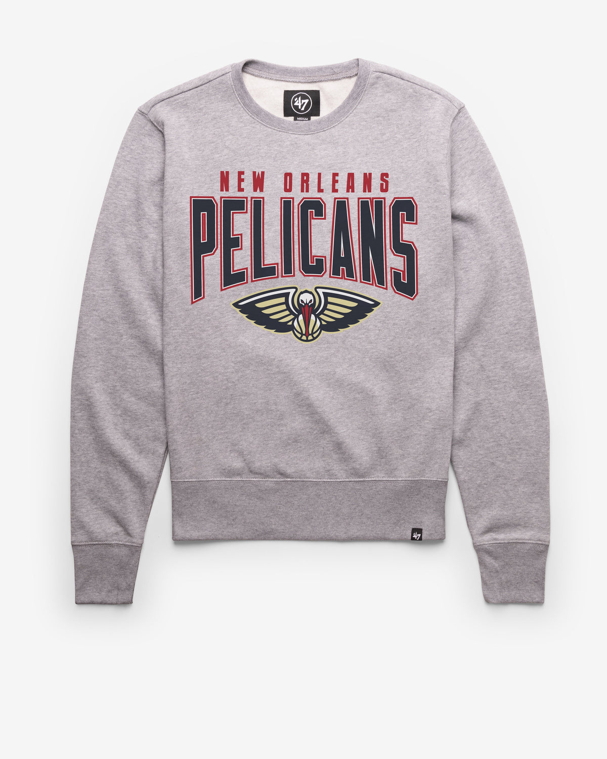 NEW ORLEANS PELICANS TEAM ELEMENTS ARCH '47 HEADLINE CREW SLATE GREY