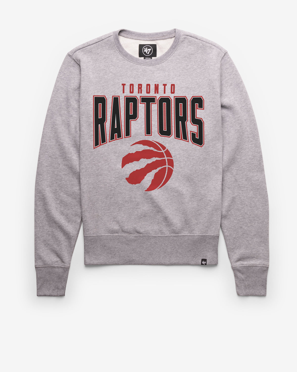 TORONTO RAPTORS TEAM ELEMENTS ARCH '47 HEADLINE CREW SLATE GREY