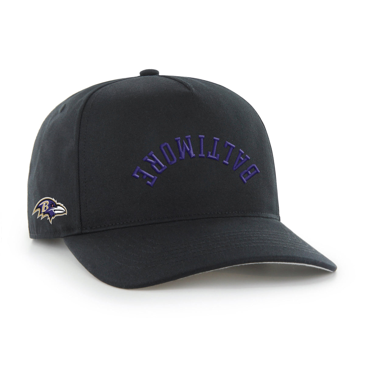 BALTIMORE RAVENS UPSIDE DOWN '47 HITCH RF REALXED FIT BLACK